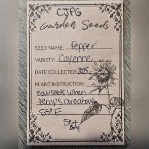 Cayenne Pepper Seeds Hot Pepper Seeds Organic Grown From Hydroponics Plants